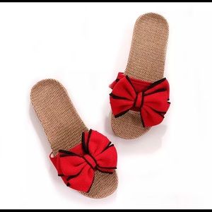 New  Butterfly-Knot Home Slippers Summer Cool Eva